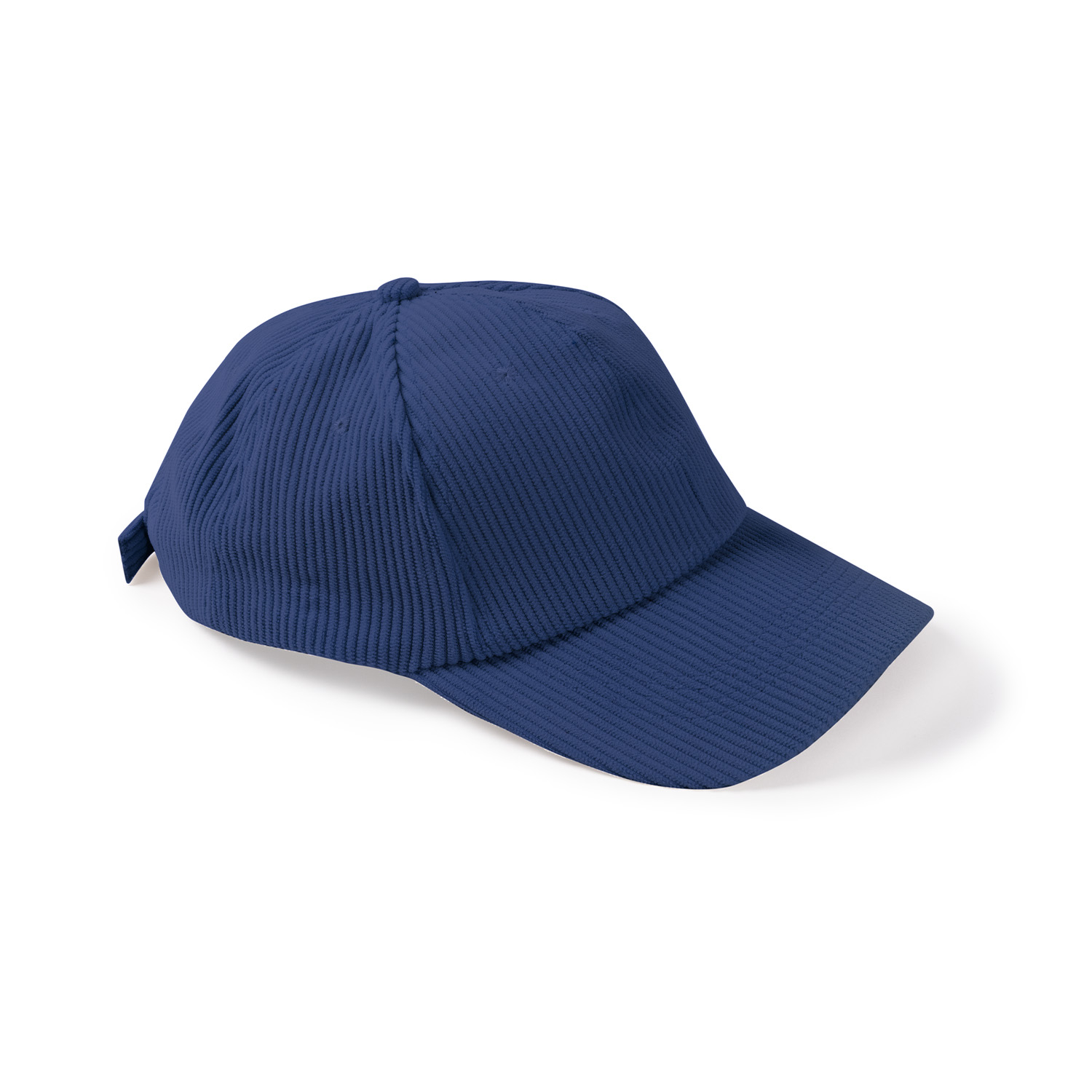 Casquette promotionnelle en velours côtelé 6 pans Sommer Bleu marine